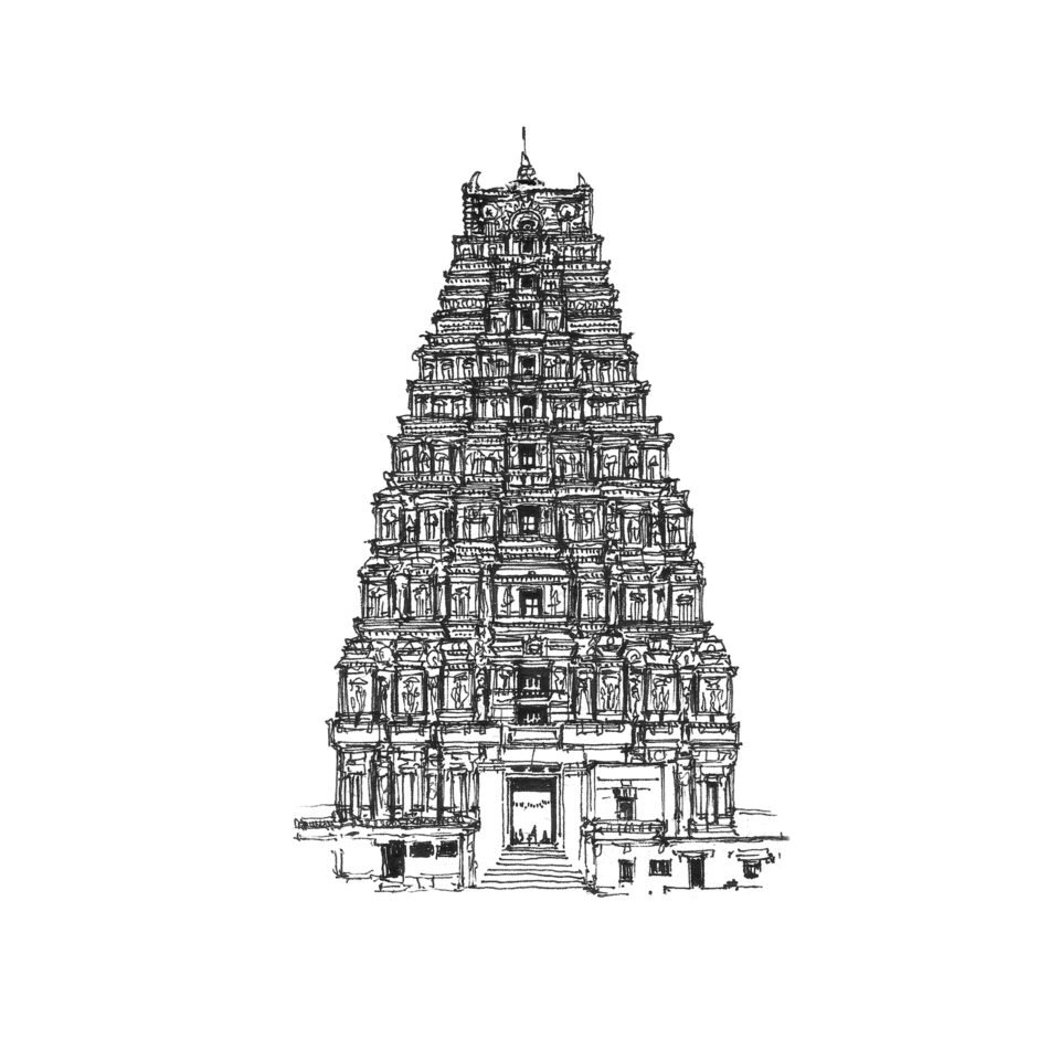 India Hampi — Virupaksha Temple