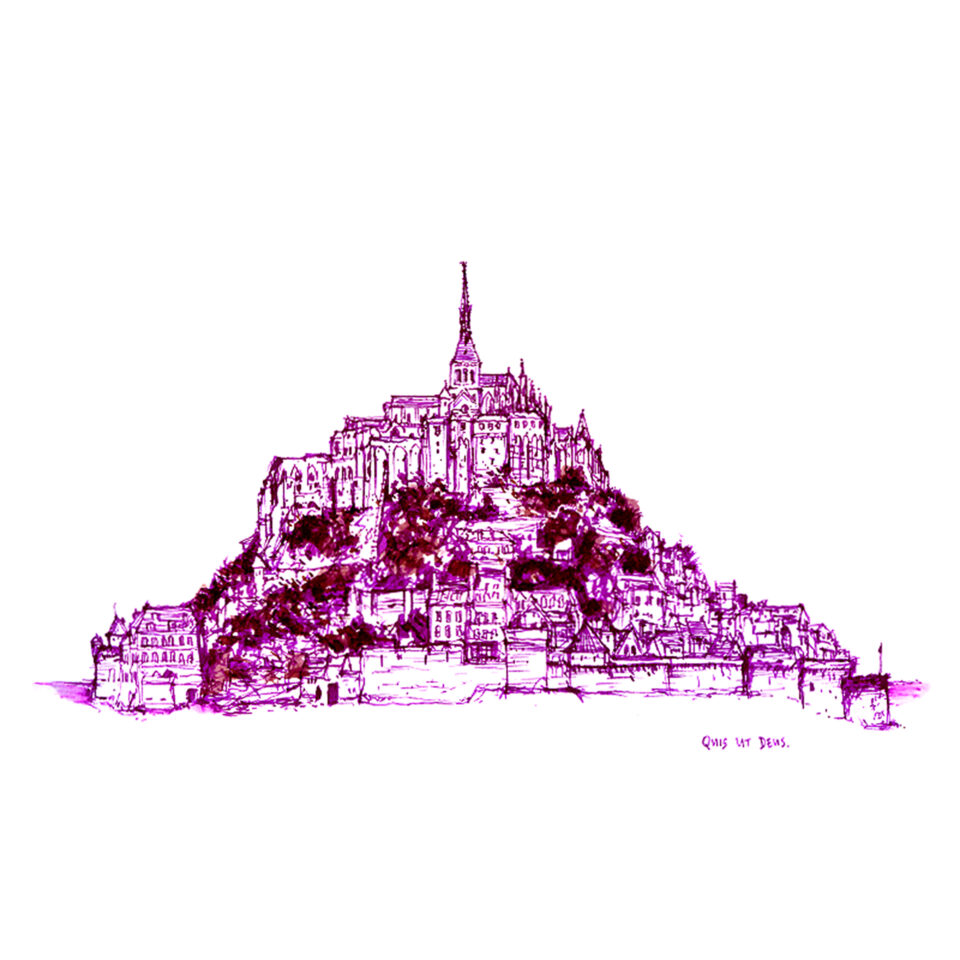 France Mont Saint-Michel — Quis Ut Deus